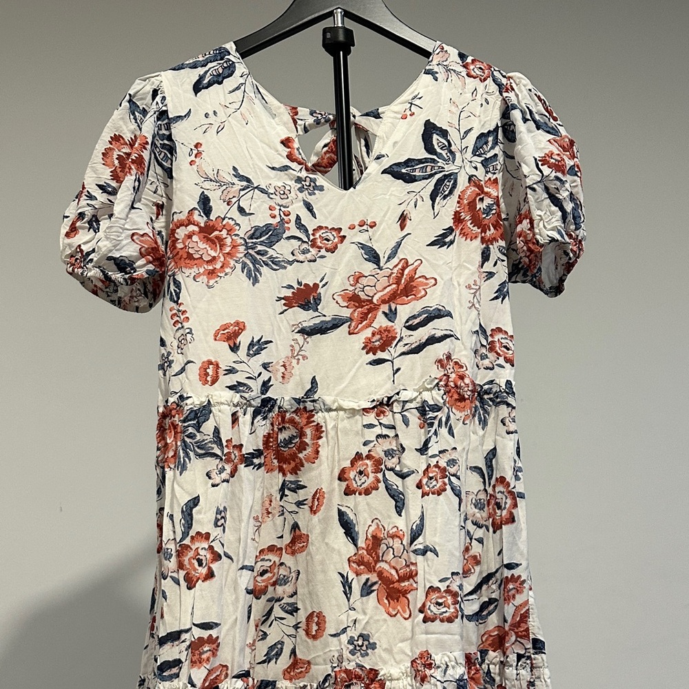 Floral Puff Sleeve Dress